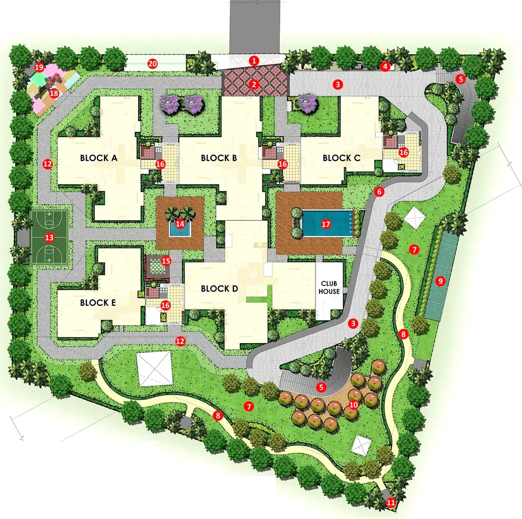 Master Plan of Legend Valencia in Singasandra, Bangalore - Image 430717