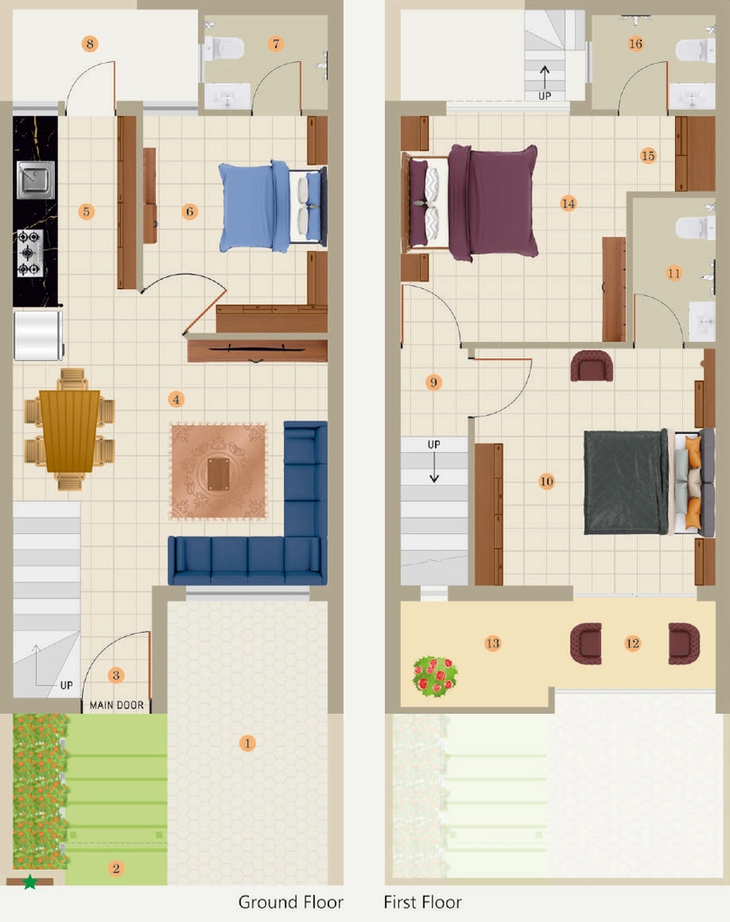 3 BHK House/Villa in Sun Panchvati Greens in Madhapar, Rajkot - Image 929363
