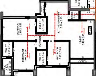 3 BHK Flat in Pride Aura in Madhapar, Rajkot - Image 929404