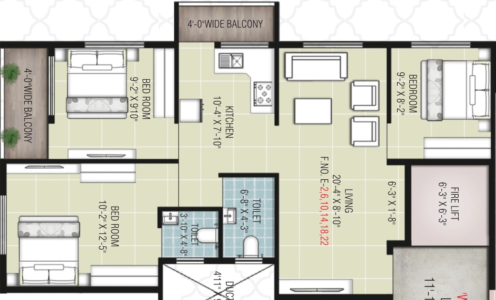 2 BHK Flat in Shree Datta Mangal in Gangapur Road, Nashik - Image 929419