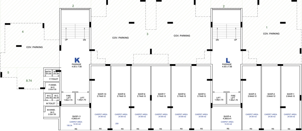 Master Plan of Ravi Krushna Heights in Madhapar, Rajkot - Image 430813