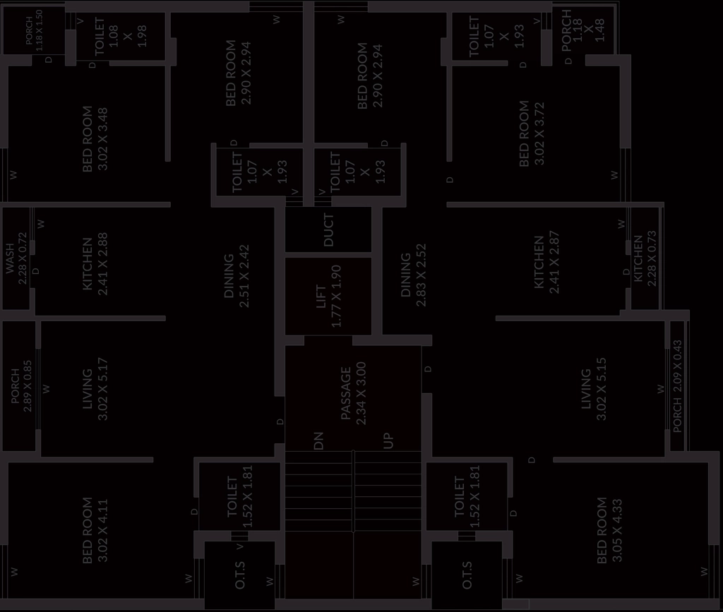 Floor Plan of Alpha Manglam in Nana Mava, Rajkot - Image 430856