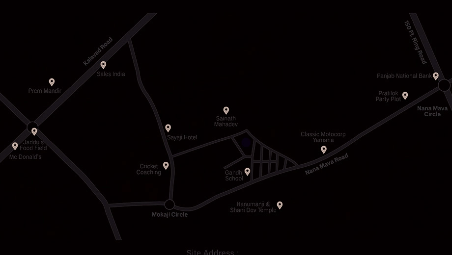 Location of Alpha Manglam in Nana Mava, Rajkot - Image 430854