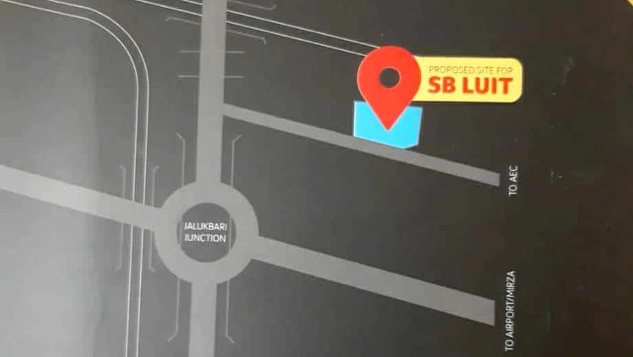 Location of SB Luit in Jalukbari, Guwahati - Image 430881