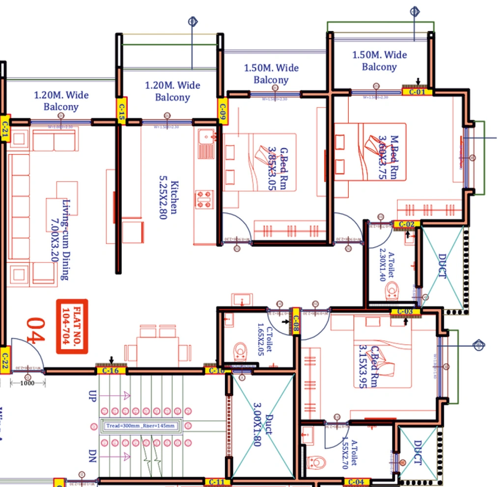 3 BHK Flat in Shashi Siddhi Annexe in Indira Nagar, Nashik - Image 929466