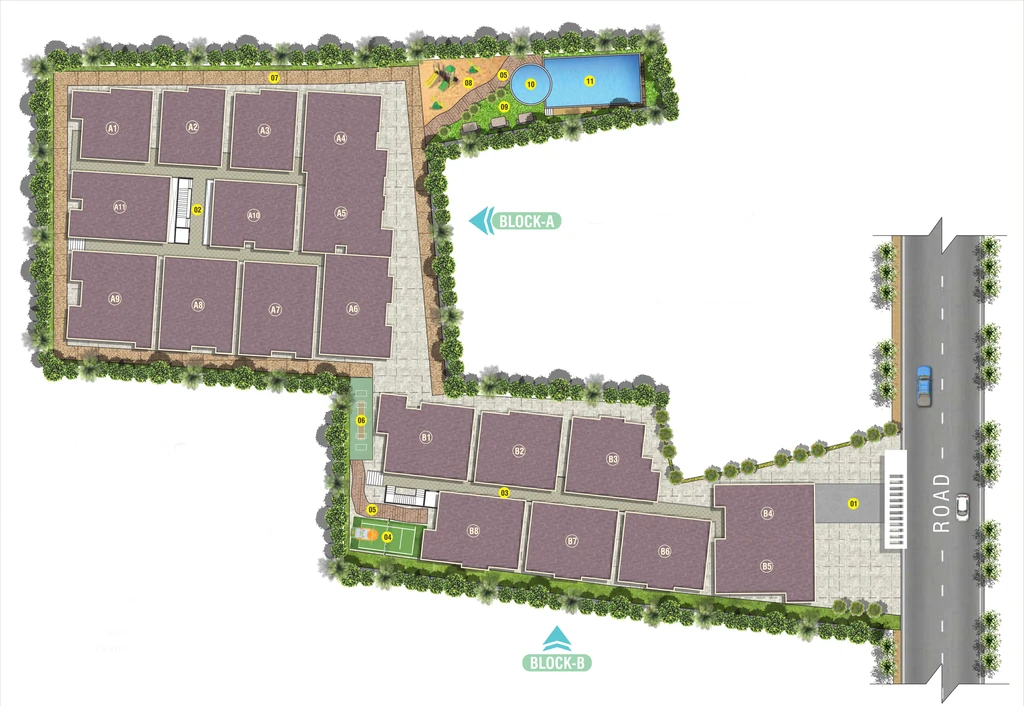 Master Plan of Balaji Futurity Homes in Horamavu, Bangalore - Image 430982