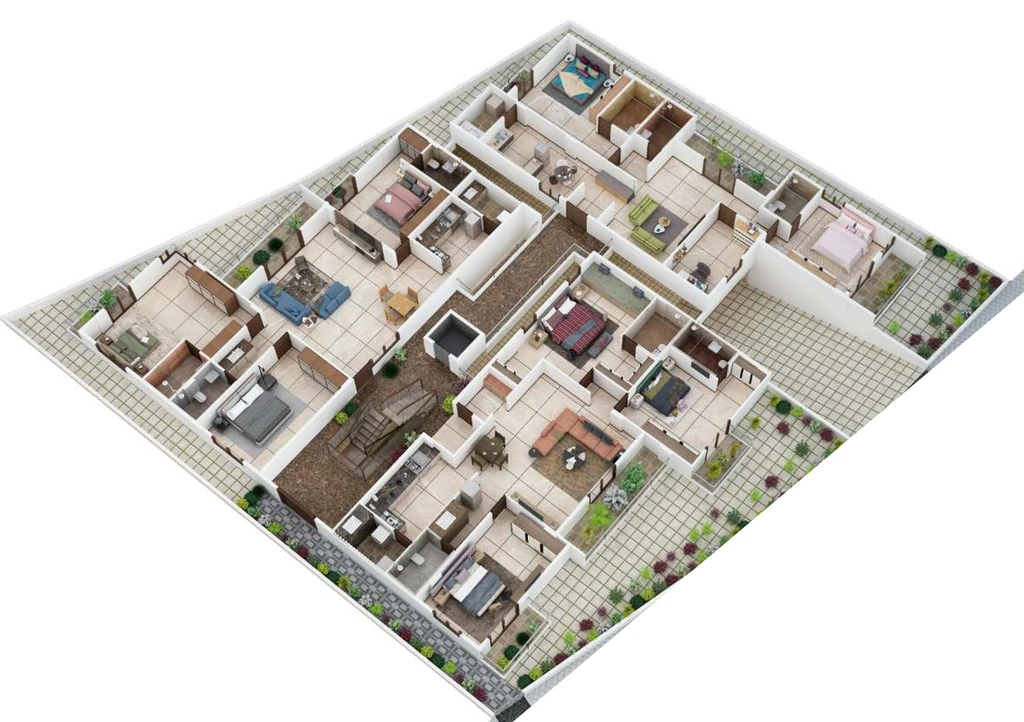 Floor Plan of Sree Vidhathri Celestial Charm in JP Nagar, Bangalore - Image 430951