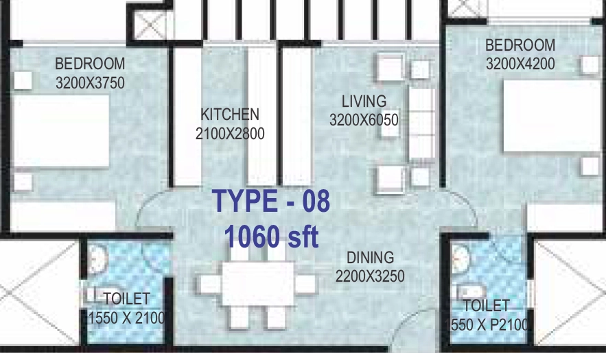 2 BHK Flat in Comfort Heights in Doddakallasandra, Bangalore - Image 929485