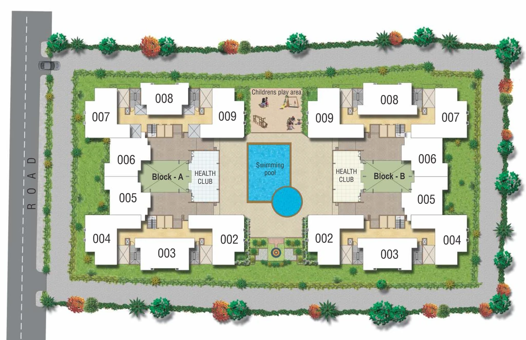Master Plan of Comfort Heights in Doddakallasandra, Bangalore - Image 430943