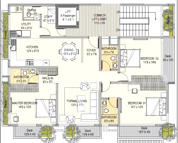3 BHK Flat in Dharmika Sansa in Indiranagar, Bangalore - Image 929482