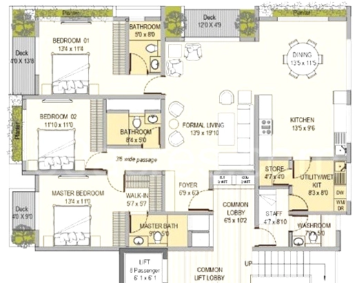3 BHK Flat in Dharmika Sansa in Indiranagar, Bangalore - Image 929483