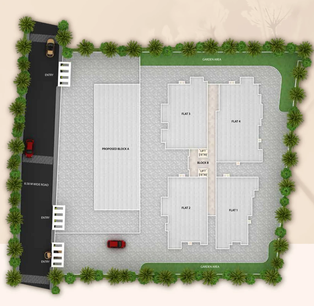 Master Plan of Versha Basant Grande in Ulubari, Guwahati - Image 431301