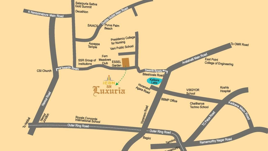 Location of iCON SN Luxuria - Image 431122