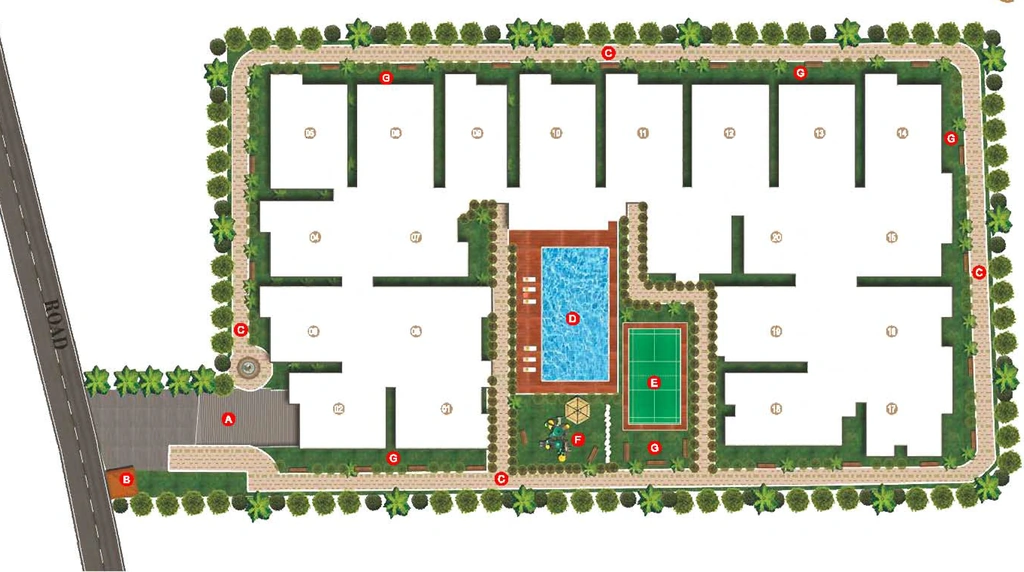 Master Plan of iCON SN Luxuria in Bileshivale, Bangalore - Image 431124