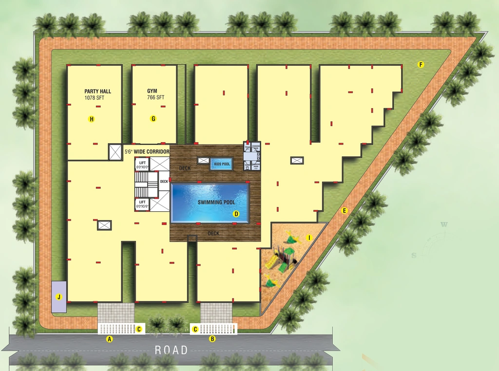 Master Plan of Mitraa My Gate in Horamavu, Bangalore - Image 431068