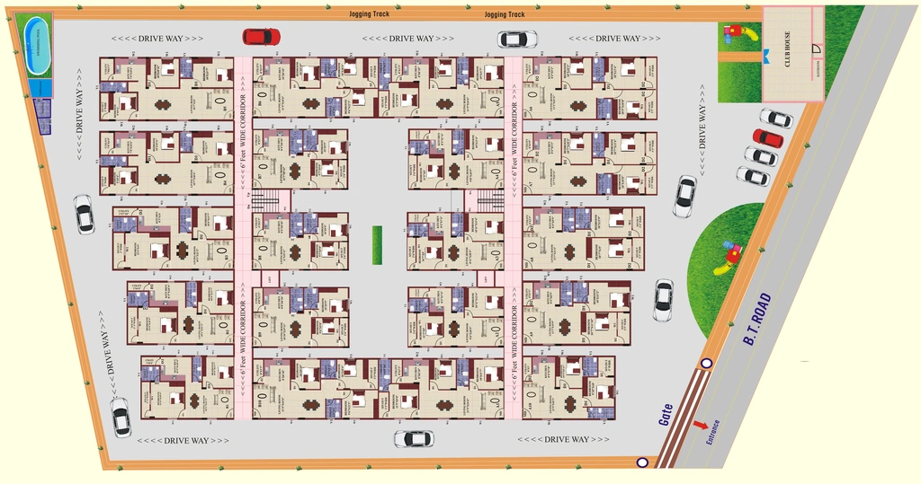 Master Plan of Omshri Opulence in Attibele, Bangalore - Image 431120
