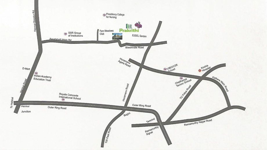 Location of RHBL Prakrithi in Bileshivale, Bangalore - Image 431090