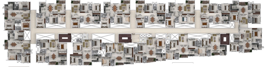 Floor Plan of RK Celesta in Attibele, Bangalore - Image 431112