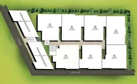 Master Plan of Saranya Sunshine Apartments in Munnekollal, Bangalore - Image 431150