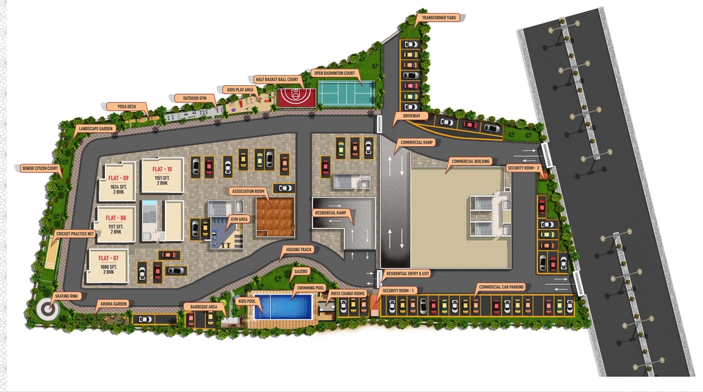 Master Plan of SK Cosmos in Horamavu, Bangalore - Image 431053