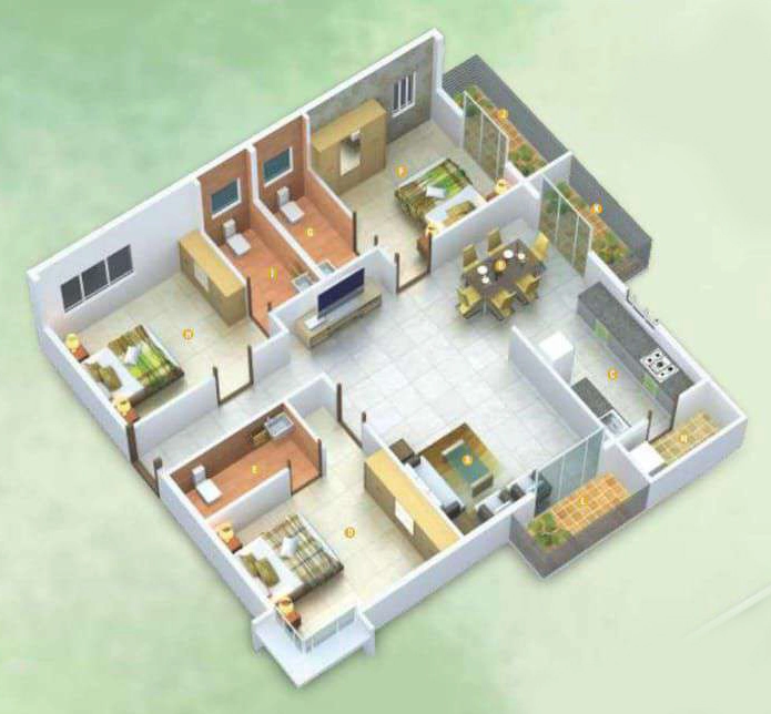 3 BHK Flat in SN Sannidhi in Kyalasanahalli, Bangalore - Image 929570