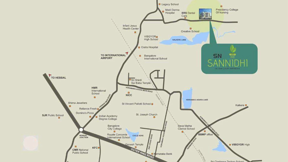 Location of SN Sannidhi - Image 431184