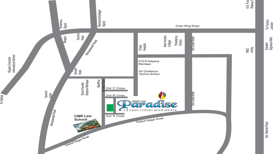 Location of Sree Sai Paradise - Image 431159