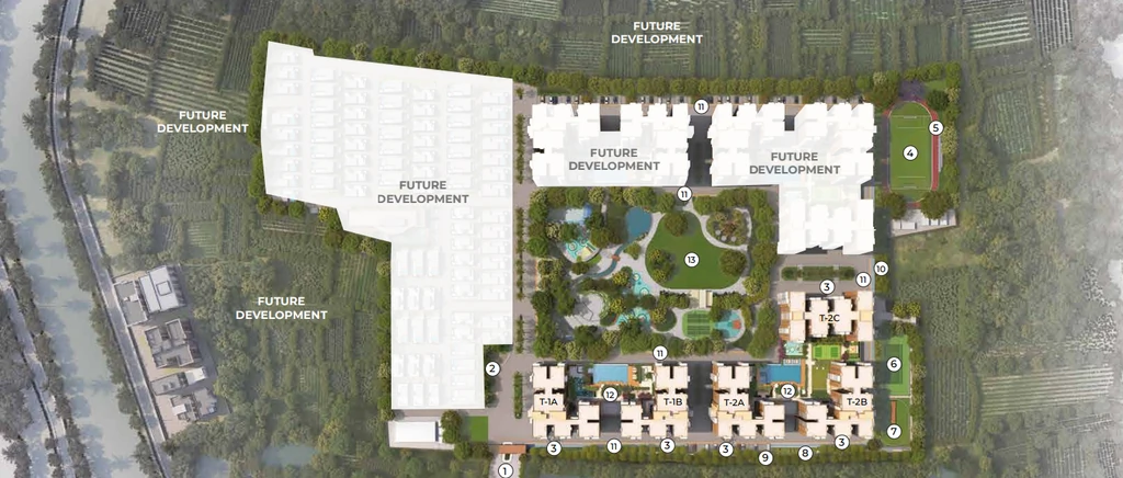 Master Plan of Vinayak 21 Acres in New Town, Kolkata - Image 431222