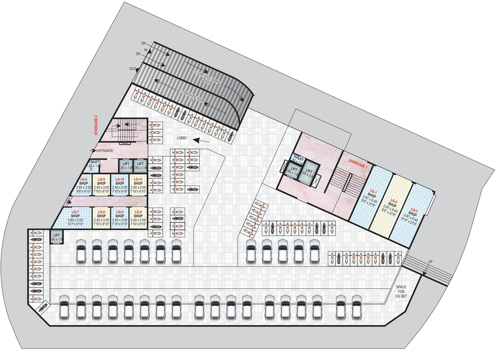 Master Plan of Shree Profit Center in Upnagar, Nashik - Image 431240