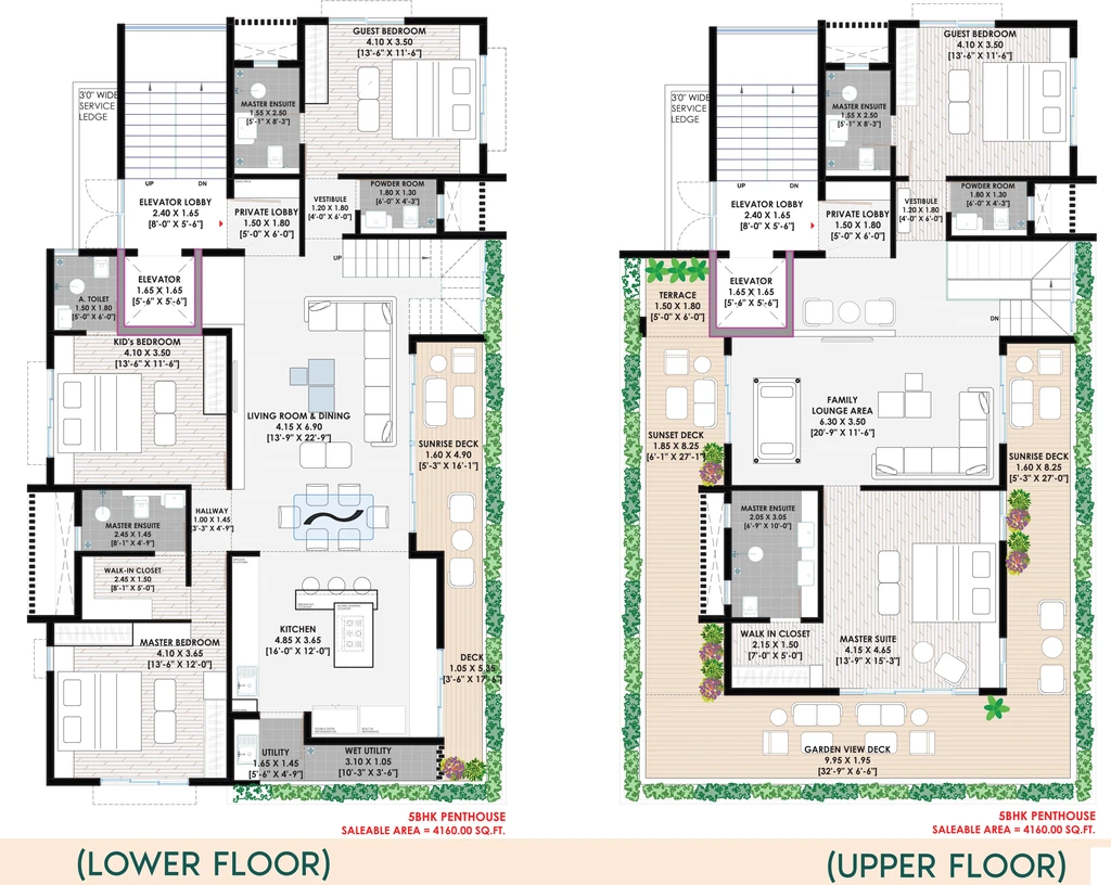 5 BHK Penthouse in Rohan Nirvana in null, Nashik - Image 929619