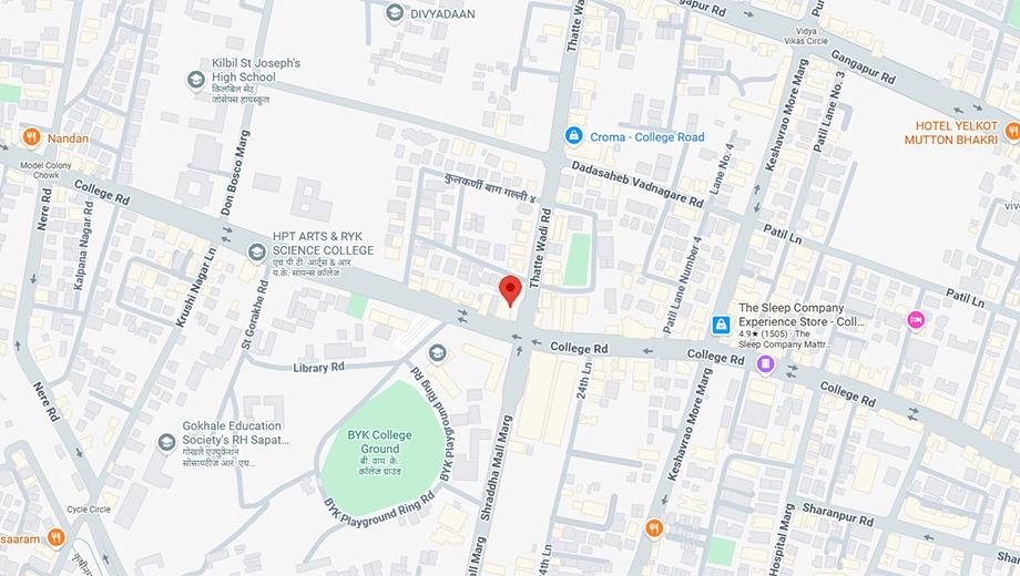 Location of Rohan Shree Shrimant Legacy in College Road, Nashik - Image 431326