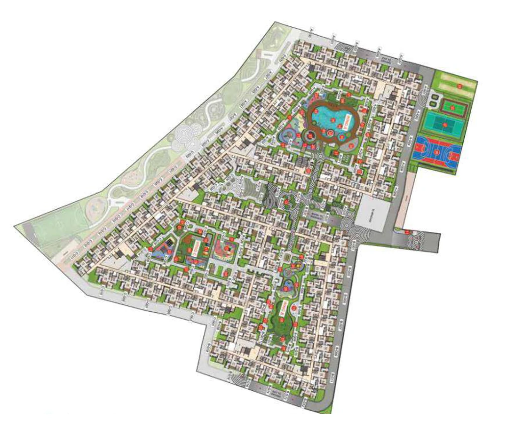 Master Plan of Casagrand Moondance in Mysore Road, Bangalore - Image 431347