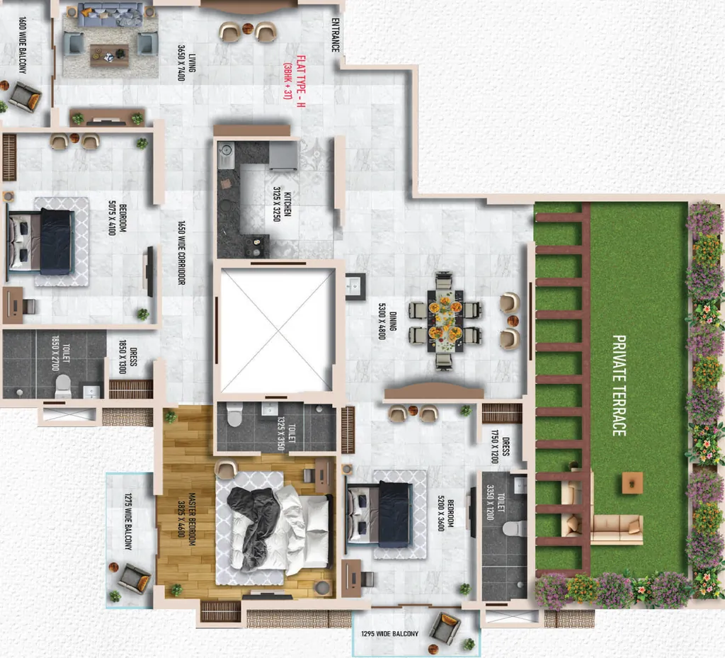 3 BHK Flat in Biswas Ora Heights in Park Circus, Kolkata - Image 929640