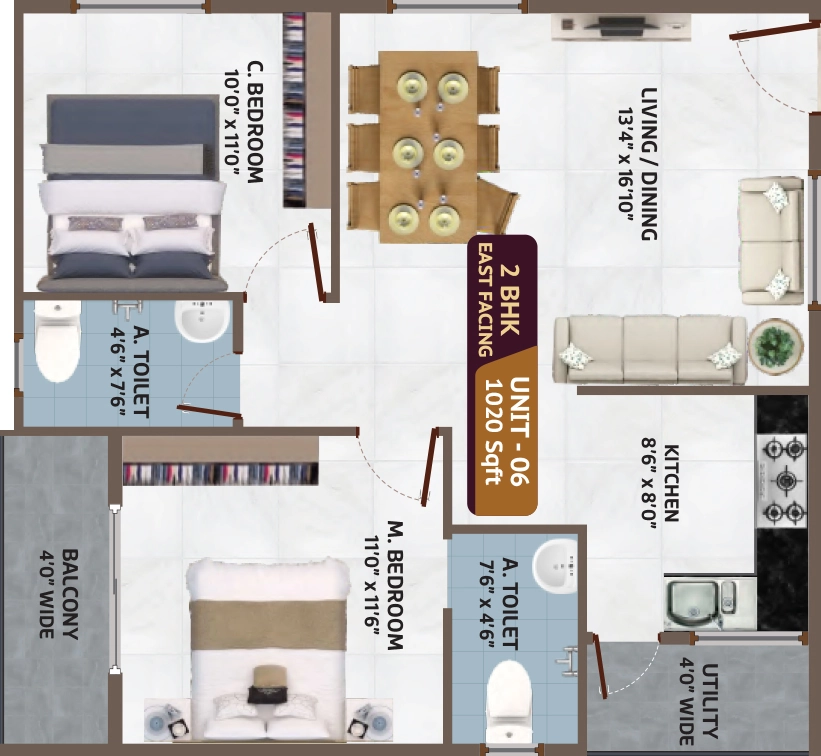 2 BHK Flat in SV Enclave in Sarjapur Road, Bangalore - Image 929657