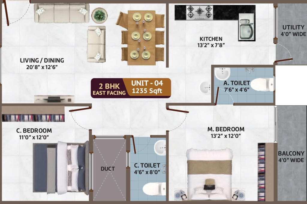 2 BHK Flat in SV Enclave in Sarjapur Road, Bangalore - Image 929658