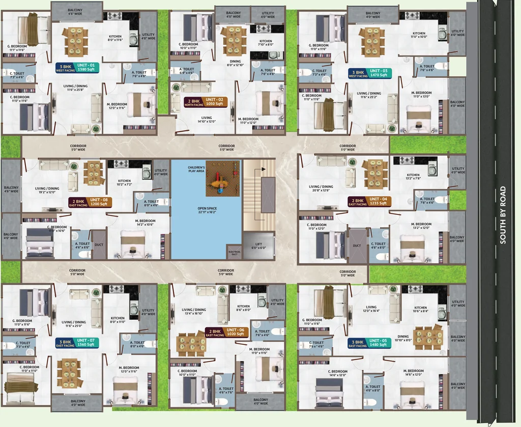 Floor Plan of SV Enclave in Sarjapur Road, Bangalore - Image 431388