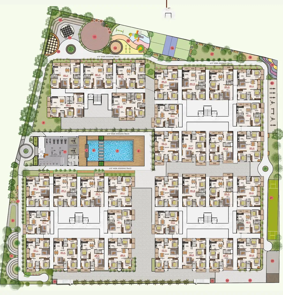 Master Plan of MR Ragam Meadows in Begur, Bangalore - Image 431395