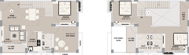 3 BHK Duplex in Jupiter Gardenium in Rajarhat, Kolkata - Image 929669