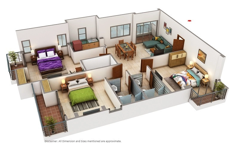 3 BHK Flat in Oqtis Arcadia in Dharapur, Guwahati - Image 929677