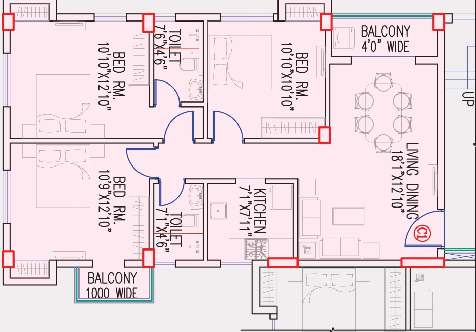 3 BHK Flat in Meharia Oxford Rudraa in Kasba, Kolkata - Image 929679