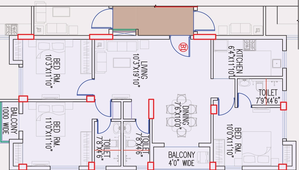 3 BHK Flat in Meharia Oxford Rudraa in Kasba, Kolkata - Image 929680