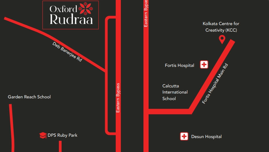 Location of Meharia Oxford Rudraa in Kasba, Kolkata - Image 431437