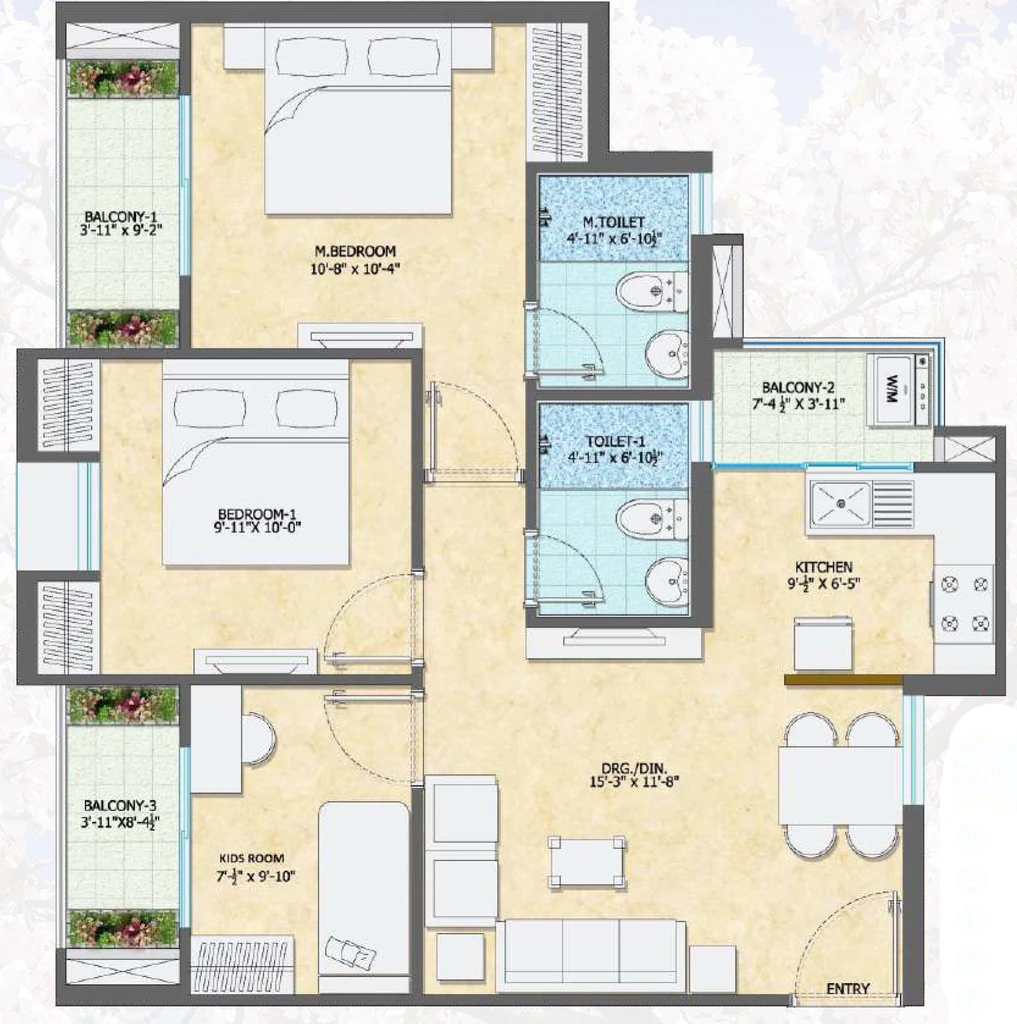 2.5 BHK Flat in Indo Rang Homes Phase 1 in Dharapur, Guwahati - Image 929689