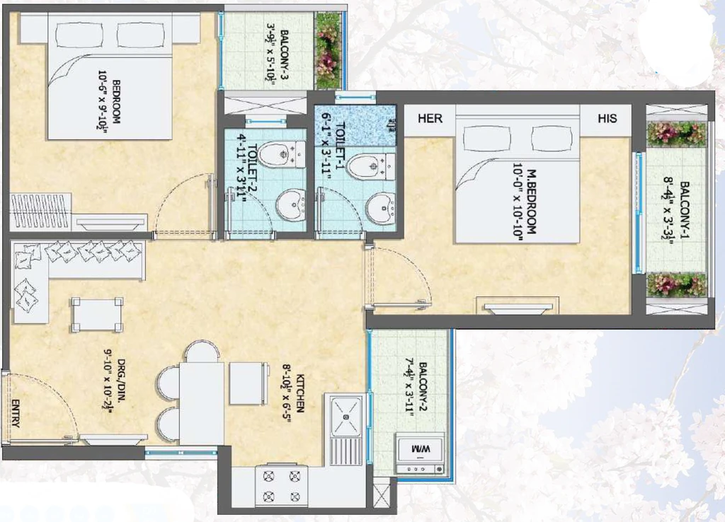 2 BHK Flat in Indo Rang Homes Phase 1 in Dharapur, Guwahati - Image 929688