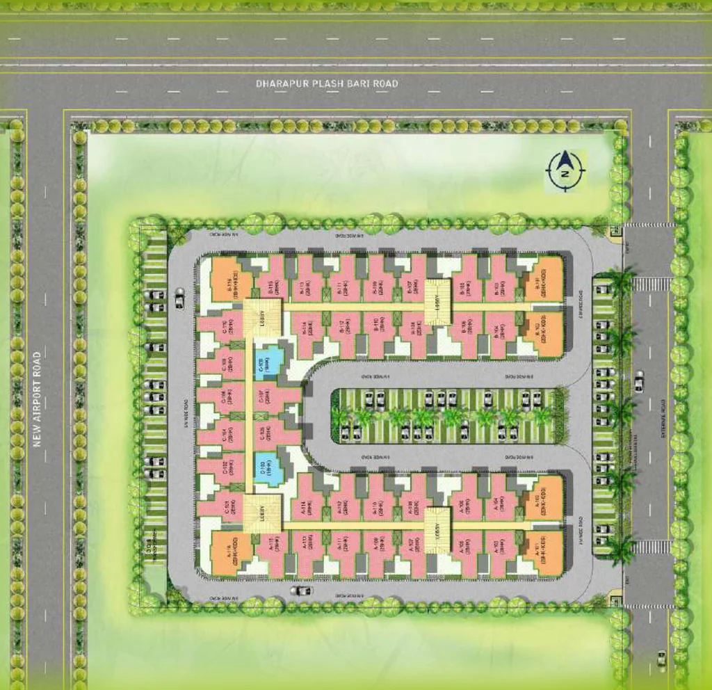 Master Plan of Indo Rang Homes Phase 1 in Dharapur, Guwahati - Image 431471