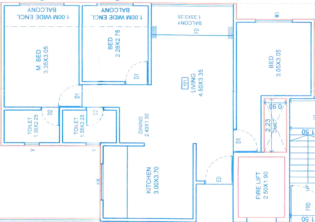 3 BHK Flat in Pioneer Lumina in Charholi, Pune - Image 929692