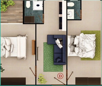 2 BHK Flat in Aashray Glory in Garia, Kolkata - Image 929712