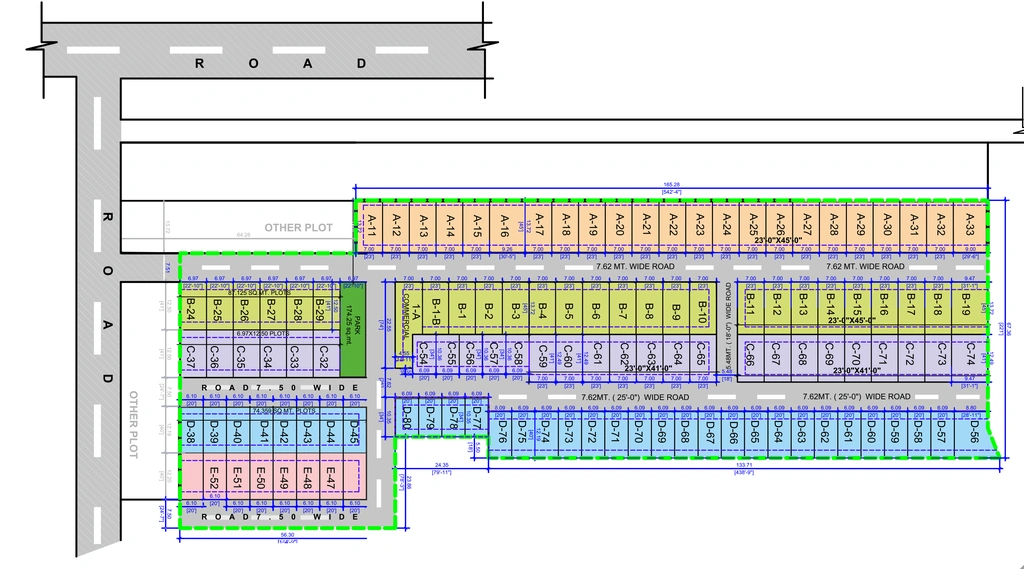Master Plan of Maruti Friends Avenue in Ashiyana Road, Lucknow - Image 431547