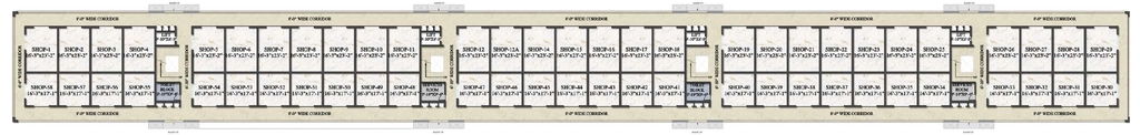 Floor Plan of Omaxe Front Street in Raebareli Road, Lucknow - Image 431573