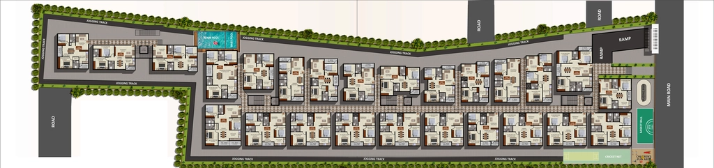 Master Plan of GM Kamadhenu Heights in NRI Layout, Bangalore - Image 431616